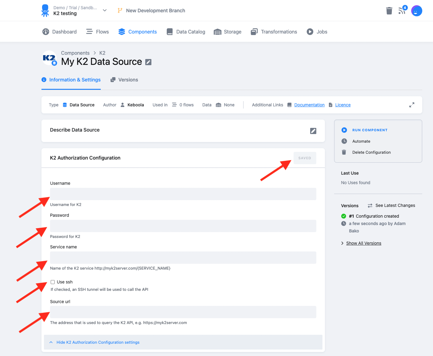 Screenshot - Authorization