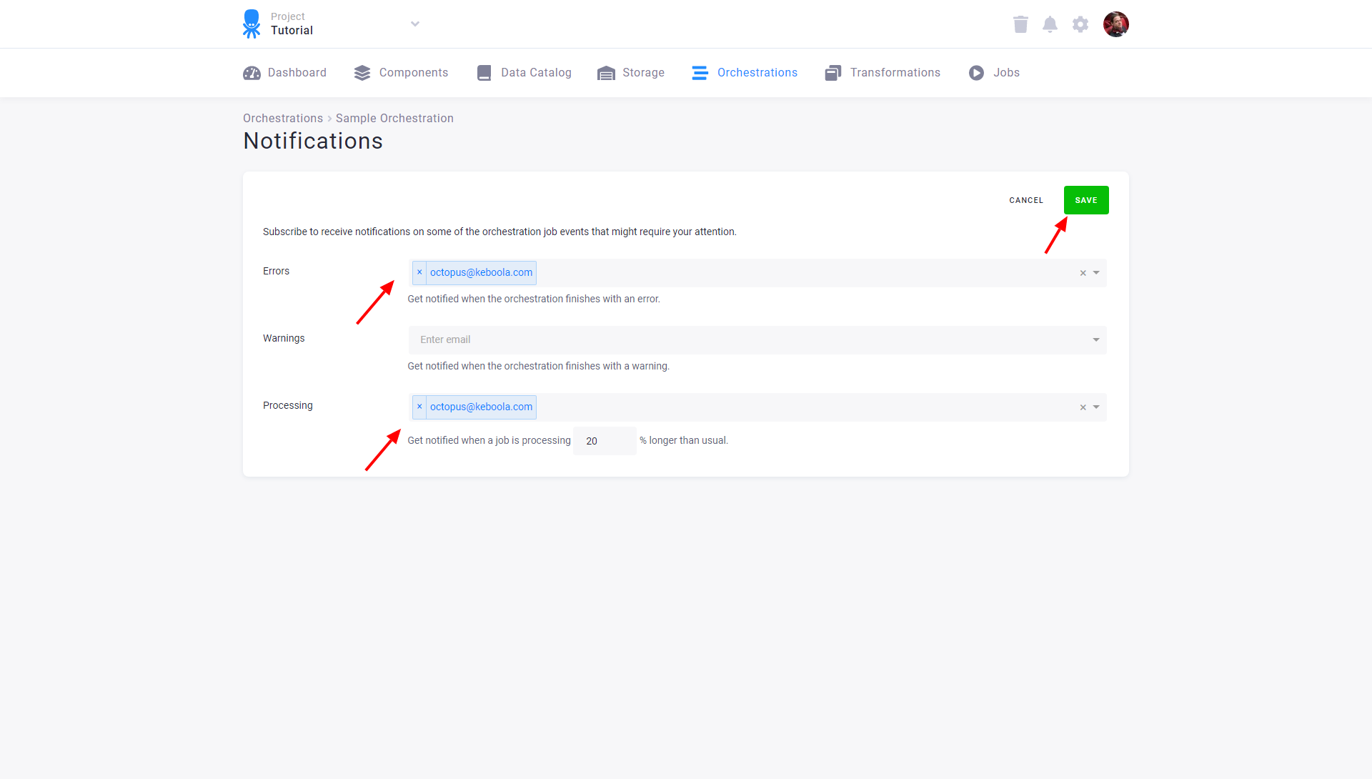 Screenshot - Notification Details