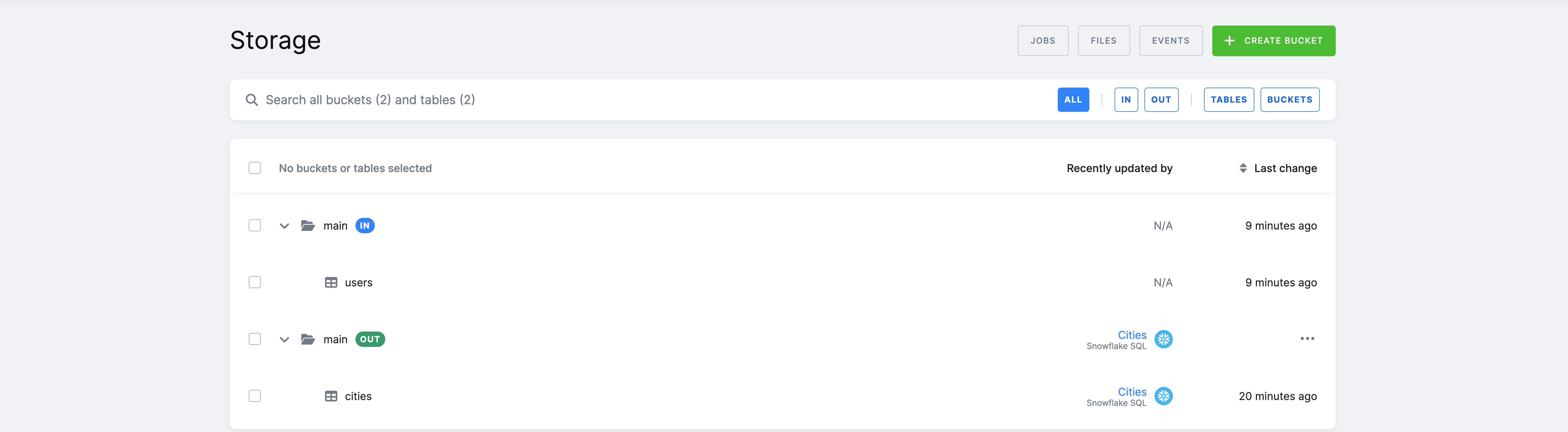 Read Only Input Mapping Storage